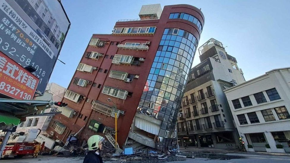 The Powerful Earthquake in Taiwan